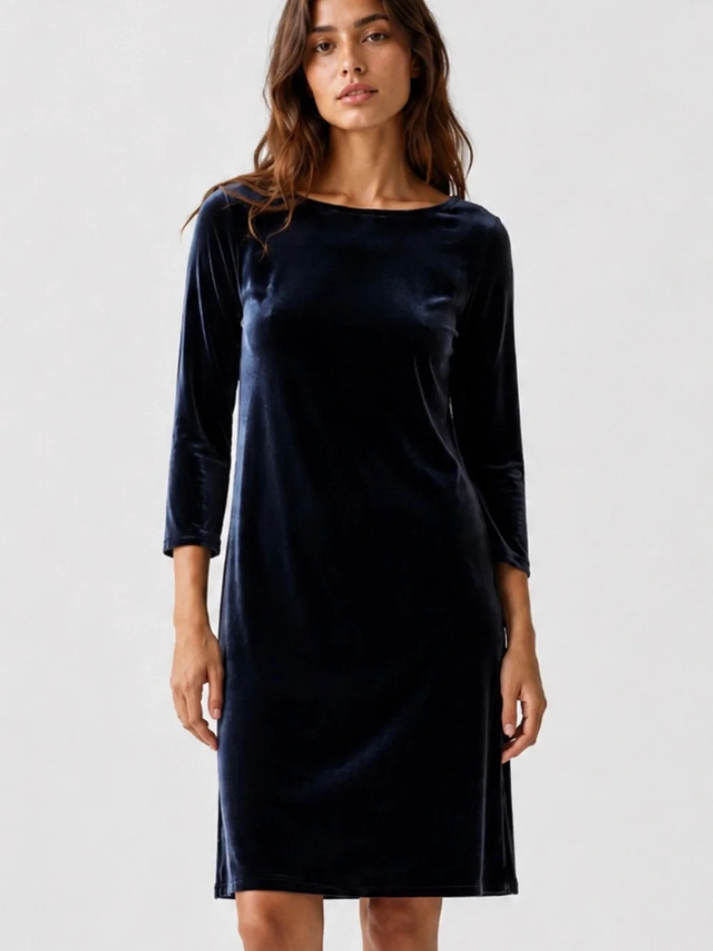 j crew blue velvet dress NWT J. Long Sleeve in Long sleeve Zara black floral prairie womens-shoes Size:US 19